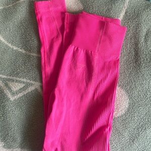 Size small pink gym shake leggings